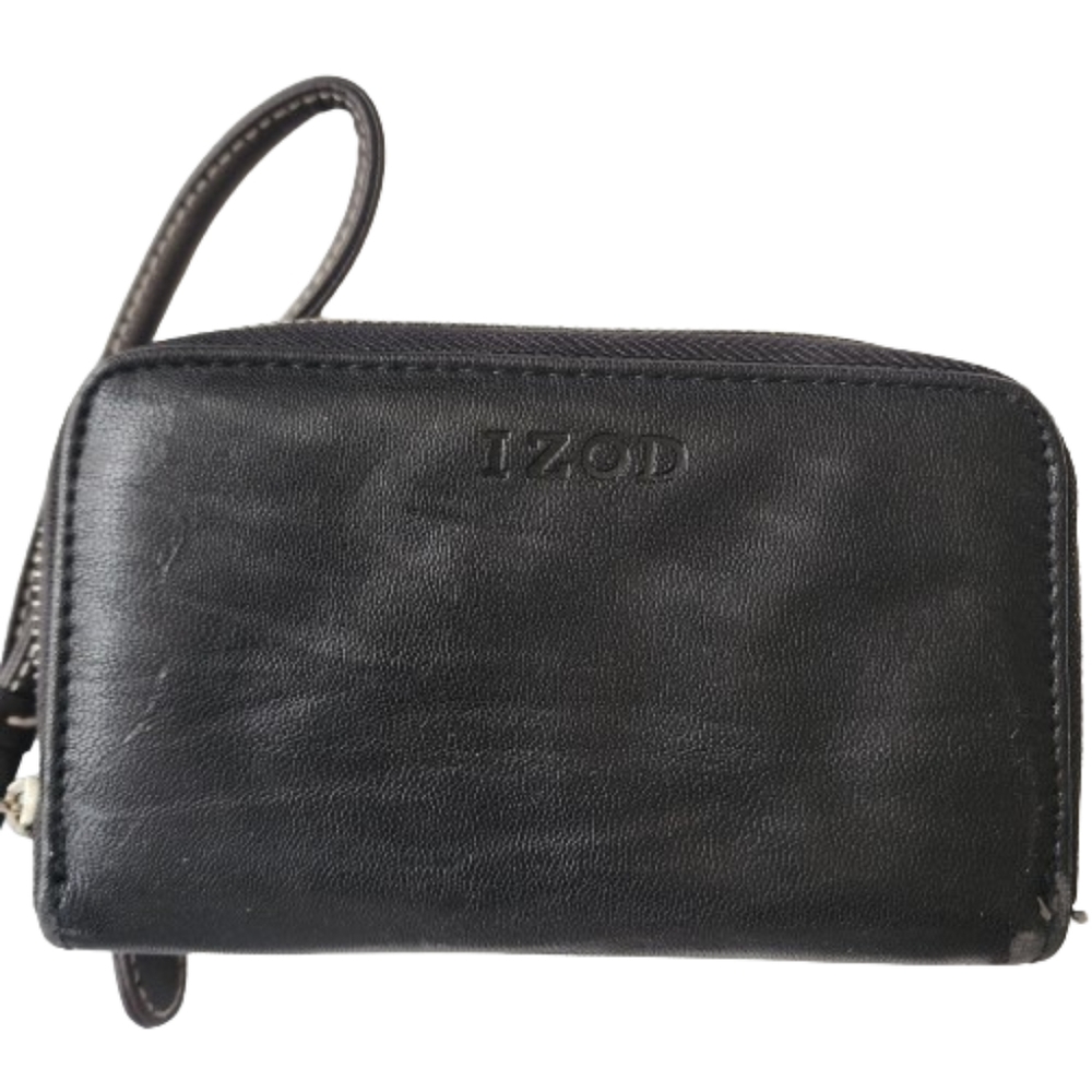 Womens Black Izod wallet